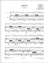 Romance op. 51 - Violon - SAINT-SAËNS - Partition - Violon